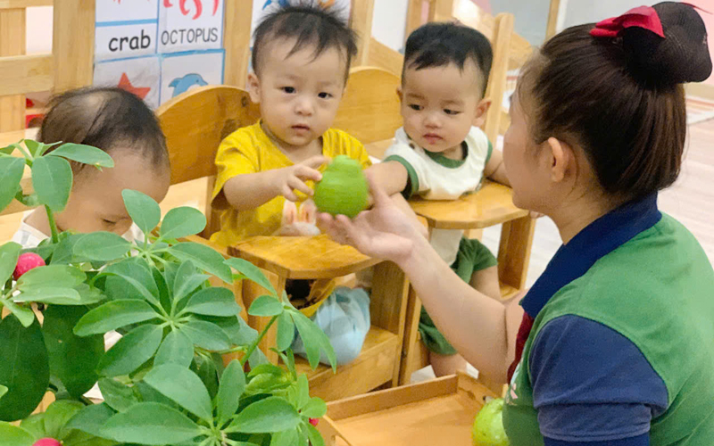 Bé tham gia giờ học sáng tạo theo phương pháp Global Nexus