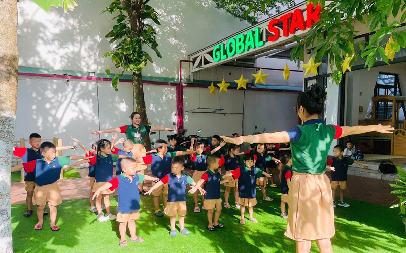 Không gian giáo dục mầm non song ngữ Global Star School